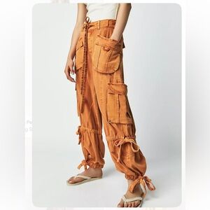 Free People Big Sky Parachute Cargo Slouchy Pant